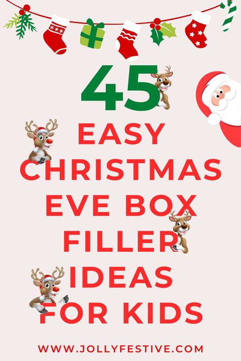 Add a sparkle of joy to your Christmas Eve with our amazing 45 Christmas Eve Box Ideas! 🎄🎁 Packed with easy, cheap, fun, and FREE filler ideas, these boxes will make your family Christmas Eve unforgettable. From the UK or anywhere else in the world, create magical memories! Diy Christmas Eve Box Fillers, Family Gift Boxes Diy Christmas, Ideas For Christmas Eve Boxes, Christmas Eve Bags For Kids, What To Put In Christmas Eve Boxes, Christmas Memories Ideas, Christmas Eve Gift Box Ideas, Christmas Eve Boxes Ideas, Diy Christmas Eve Box For Kids