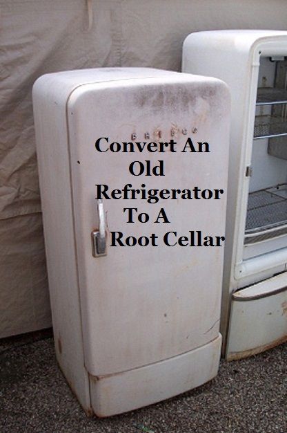 Our friends over at Off the Grid News have come up with a use for those old refrigerators by converting it to a mini root cellar. One you can make yourself. How To Build A Root Cellar Food Storage, Mini Root Cellar, Uses For Old Refrigerators, Off Grid Living Self Sufficient Diy Projects, Off Grid Refrigerator, Off Grid Fridge, Old Refrigerator Repurpose, Root Cellar Storage, Root Cellars