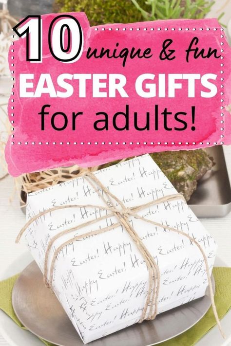 10+ Healthy Easter Gifts For Adults - A Radiantly Healthy Life Cheap Easter Gifts, Inexpensive Easter Gifts, Homemade Easter Gifts, Easter Gifts For Adults, Easter Hostess Gift, Easter Teacher Gifts, Small Easter Gifts, Christian Easter Gifts, Adult Easter Baskets