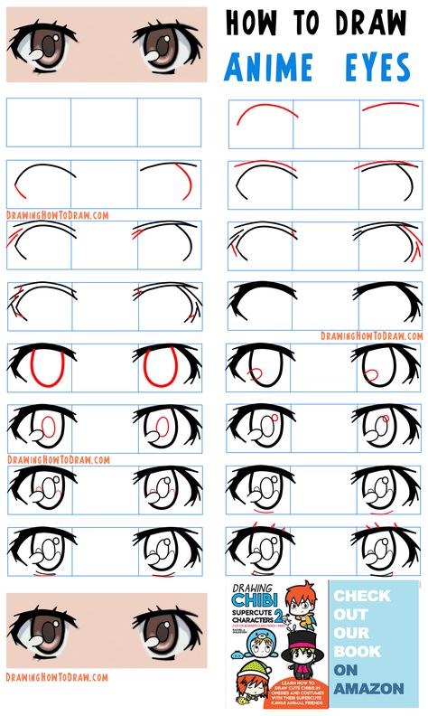 how to draw manga anime eyes step by step drawing tutorial How To Draw Manga Eyes Step By Step, Anime Eyes Tutorial Step By Step, Manga Beginner, Comic Book Eyes, Anime Eyes Tutorial, Disney Tutorial, Anime Step By Step, Anime Eyes Step By Step, Learn To Draw Anime