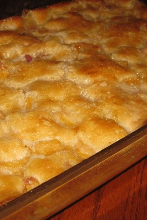 “Lazy Man’s” Pie- Peach Cobbler - Yummy Recipes Lazy Day Cobbler Recipe, Lazy Peach Cobbler Recipe, Lazy Pie, Lazy Peach Cobbler, Pie Peach, Peach Pies, Peach Cobbler Ingredients, Crisp Recipes, Lazy Man