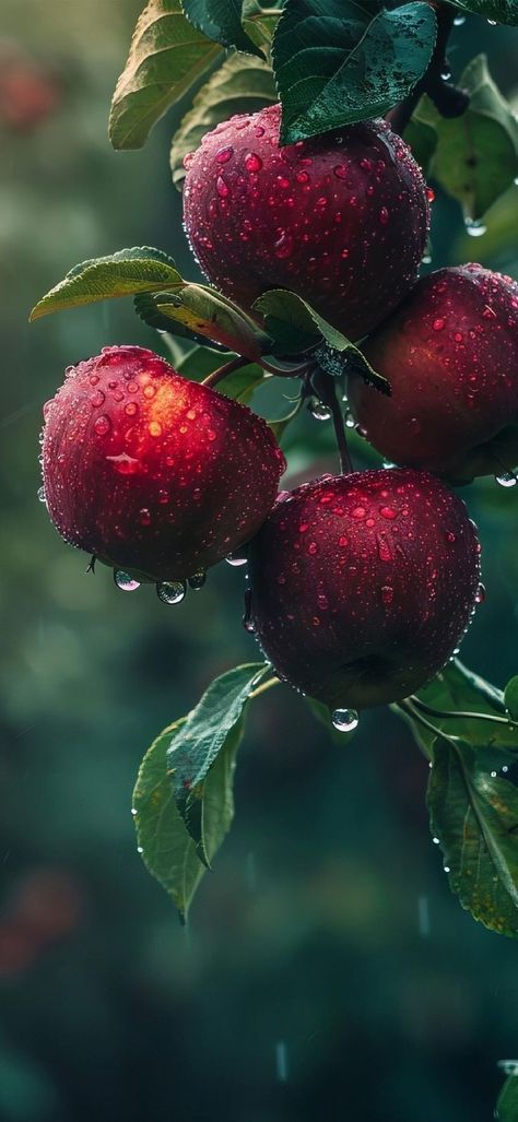 Apples Photography, Fruits Images, Fruit Wallpaper, Fruit Photography, 8k Wallpaper, Wallpaper Nature Flowers, Flower Phone Wallpaper, Beautiful Flowers Pictures, Apple Wallpaper