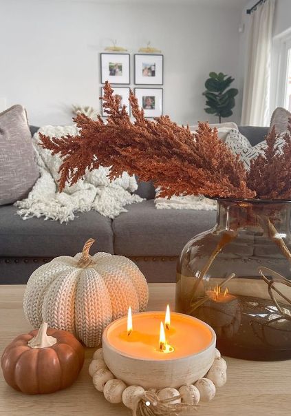 Fall Apartment Decor, Fall Farmhouse Decor, Pumpkin Decorating Ideas, Fall Home Decor Ideas, Fall Room Decor, Easy Fall Decor, Fall Living Room Decor, Fall Living Room, Cozy Fall Decor