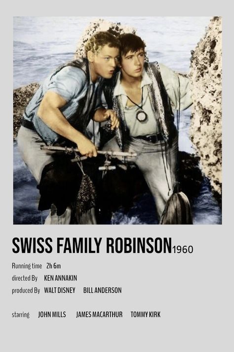 Meet The Robinsons Poster, Meet The Robinsons Movie Poster, Heath Robinson Contraptions, James Macarthur, Swiss Family Robinson Movie, John Mills, Bill Anderson, Ku Art, Swiss Family Robinson