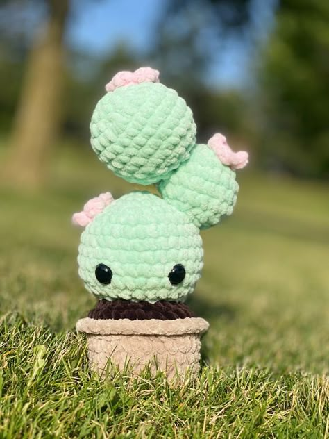 CACTUS PLANT | Crochet Planter Amigurumi | Cute Knit Pattern | Cacti Plushie | Kawaii Cactus Plush | Green Aesthetic Decor | Accent for Home Easy crochet toys #easycrochettoys #crochet #crochettoy #crochetpattern #crochetpatterns 5.173 How To Crochet A Cactus, Crochet Cactus Plush, Cute Green Crochet Ideas, Cactus Crochet Pattern Free, Plush Amigurumi Free Pattern, Green Aesthetic Decor, Pink And Green Crochet, Crochet Cactus Free Pattern, Toys Quotes