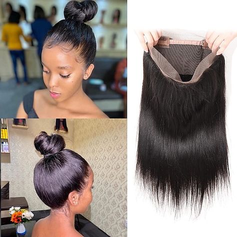 Weave Hair Color, Straight Frontal, Frontal Hair, Hair 360, Afro Wig, 360 Frontal, Straight Hair Extensions, Lace Frontal Closure, Natural Wigs