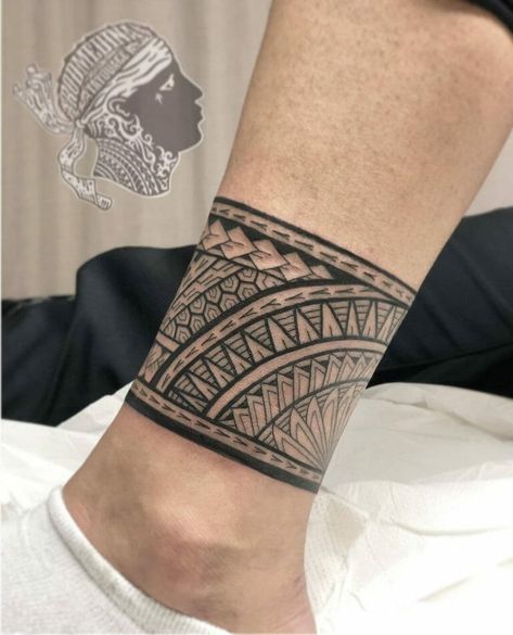 Hawaiian Leg Tattoo, Polynesian Leg Tattoo, Ankle Band Tattoo, Ankle Tattoo Men, Leg Band Tattoos, Band Tattoos For Men, Leg Tattoo Ideas, Best Leg Tattoos, Full Leg Tattoos