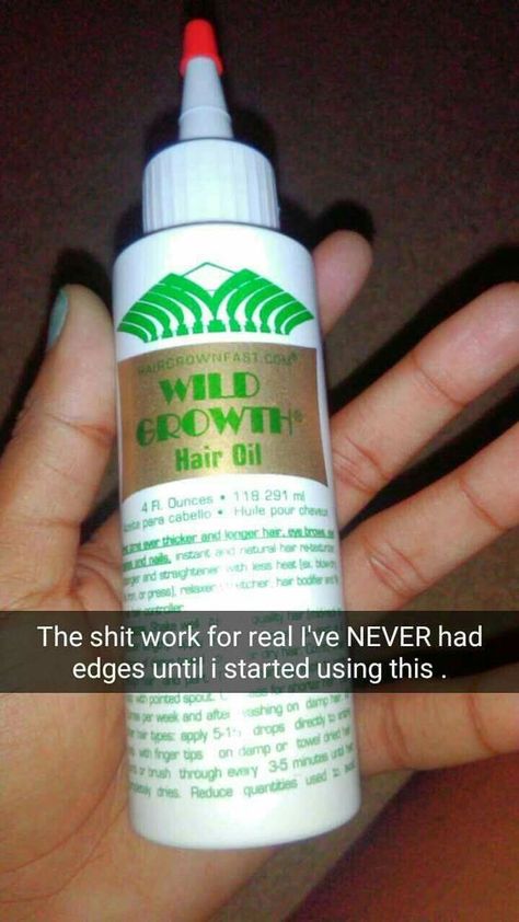 this will help grow your edges Grow Edges, Wild Growth Hair Oil, Hair Growth Secrets, How To Grow Natural Hair, Pelo Afro, Hair Remedies, Natural Hair Tips, Hair Growth Tips, Natural Hair Journey