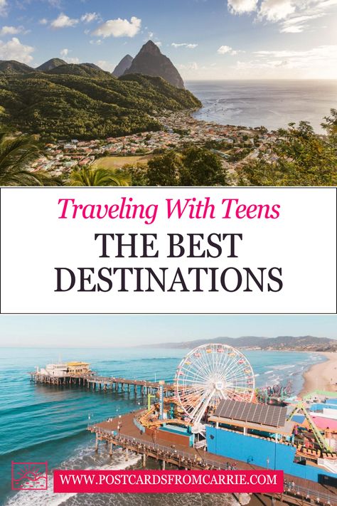 Unlock the secrets to stress-free family travel with these invaluable tips for exploring the best vacation destinations with teens! 🌍✨ From thrilling adventures to relaxing getaways, discover the perfect destinations that cater to the unique interests of your teenagers. 🏖️🏔️ Transform your family vacations into unforgettable experiences with this essential guide. 🚗✈️ Make memories with your teens, one trip at a time! #FamilyTravel #Teenagers #VacationTips #TravelInspiration #Destinations Best Spring Break Vacations With Teens, Teen Vacation Ideas, Best Family Vacations With Teens, Family Trip Ideas, Teen Vacation, Cheap Weekend Getaways, Summer Weekend Getaway, Affordable Family Vacations, Best Summer Vacations