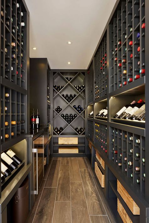 65+ Wine Cellar Ideas ( CREATIVE STORAGE ) - Traditional Wine Rooms Closet Wine Cellar, Modern Orangery, Wine Room Ideas, Wood Wine Cellar, Wine Cellar Ideas, Wine Store Design, Contemporary Wine Cellar, Wine Room Design, Cellar Ideas