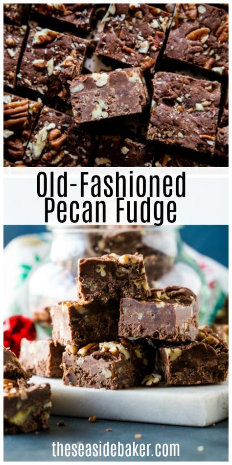 Fudge With Nuts Recipes, Chocolate Fudge With Nuts Recipes, Chocolate Pecan Fudge Recipes, Pecan Nuts Recipes, Pecan Fudge Recipes, Xmas Fudge, Fudge With Marshmallows, Fudge With Pecans, Anniversary Desserts