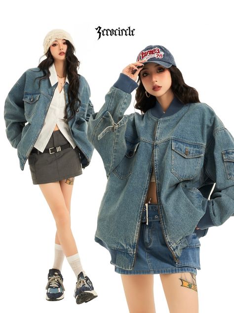 Denim Outfit Poses, K Pop Denim Outfit, Felix Outfits Inspired, Korean Retro Outfits, New Jeans Outfit Inspo Kpop, New Jeans Inspired Outfit, Cartoon Outfits Ideas, Stage Outfits, Korean Outfits