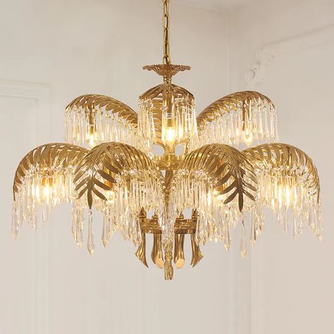 Chandelier Victorian, Crystal Lights, Chandelier Brass, Copper Chandelier, Vintage Tropical, Bronze Chandelier, Luxury Chandelier, Chandelier Bedroom, Gold Chandelier