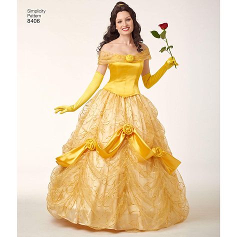 Beauty And The Beast Gown, Belle Dress Kids, Easy Disney Costumes, Belles Dress, Disney Costumes For Kids, Princess Belle Dress, Disney Costumes Diy, Belle Gown, Beauty And Beast Wedding