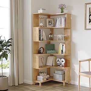 Corner bookshelf Corner Bedside Table, Corner Bookshelf, Shelf Corner, Corner Bookshelves, Cube Toy, Cube Shelves, Wooden Cubes, Inspire Me Home Decor, Book Storage