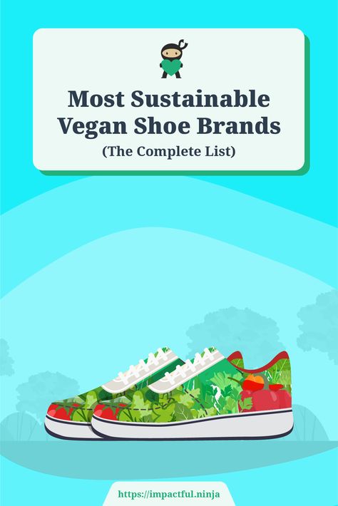 Amid growing concerns about the textile industry’s environmental impact and cruelty toward animals, many clothing brands are moving away from animal-derived materials and into vegan alternatives. However, fashion greenwashing makes it harder for you and all other consumers to determine which brands offer the most eco-friendly vegan shoes. So, we had to ask: Which are the most sustainable vegan shoe brands? 💚 Vegan Alternatives, Textile Industry, Conscious Consumer, Clothing Brands, Vegan Shoes, Environmental Impact, Sustainable Living, Shoe Brands, Clothing Brand