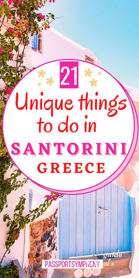 Are you traveling in Europe and thinking about a trip to Santorini? Our Santorini guide covers some unique things to do in Santorini, including bucketlist places, hidden gems, things to do in Santorini, helpful travel tips, and much more! Best Things To Do In Santorini Greece, Santorini Greece Things To Do, What To Do In Santorini Greece, Things To Do In Santorini Greece, Perissa Santorini, Greek Cruise, Holidays Abroad, Balkan Travel, Traveling In Europe