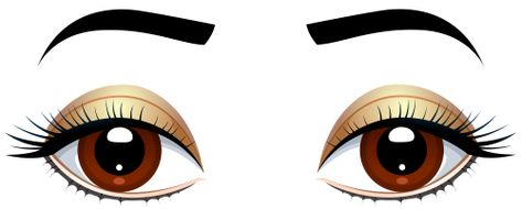 Eyebrow Png, Mata Png, Cartoon Eyebrows, Eyes Clip Art, Looking Eyes Clipart, Eyelash Clipart, Eye Png, Sense Organs, Eyes Png