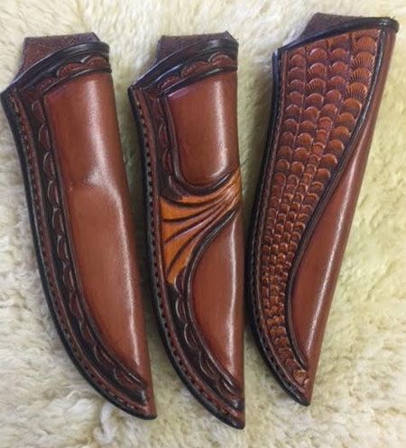 Treestump Leather - Shop Online for Ready Made Knife Sheaths Leather Sheaths For Knives, Knife Sheath Pattern, Fancy Knives, Knife Pouch, Leather Knife Sheath Pattern, Leather Knife Sheath, Knife Patterns, Leather Tooling Patterns, Tooling Patterns