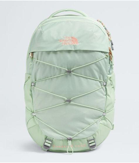 The Women’s Borealis Backpack is now available in a Luxe version, that has premium metallic accents. With its iconic bungee cord system, women-specific FlexVent™ suspension system and large interior compartment, you can keep your items secure, inside and out. This go-anywhere pack also features a stand-up design, sternum strap, removable waist belt and protective laptop compartment. North Face Backpack Green, Sage Green Nike Backpack, Backpacks The North Face, North Face Jester Luxe Backpack, Sage Green North Face Backpack, Northface Borealis Backpack Woman, Jansport Floral Backpack, Rip Curl Backpack, Western Backpacks For High School