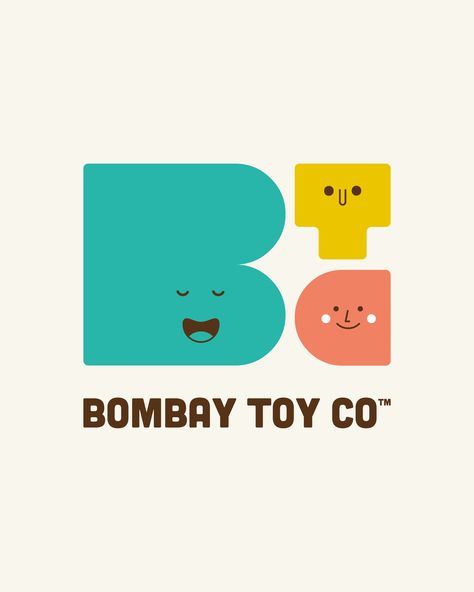 Bombay Toy Company Brand Identity - World Brand Design Society Spring Logo, Toys Logo, Tinker Toys, Kids Logo Design, Toy Brand, Text On Photo, Graphic Design Projects, Toy Blocks, Kids Logo