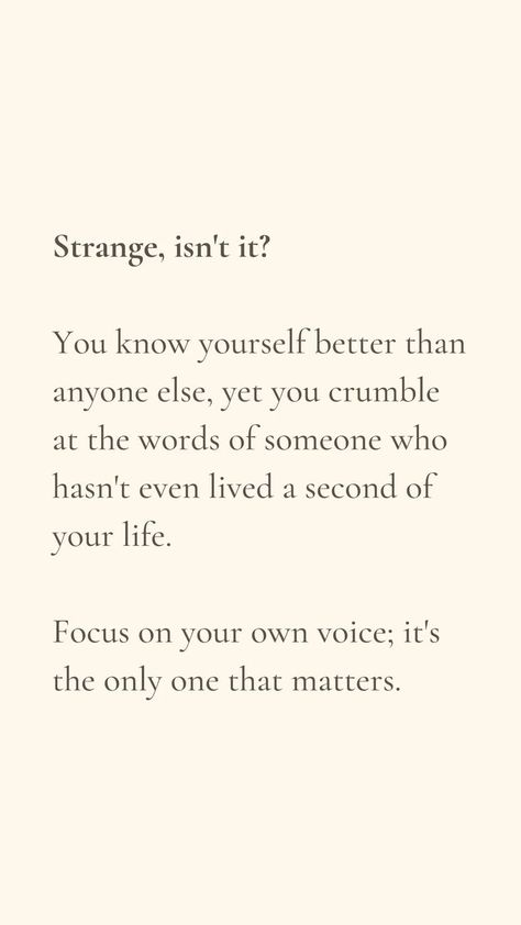 The Opinions Of Others Quotes, Other People Opinion Quotes, Letting Go Of Other Peoples Opinions, Not Listening To Others Opinions, Quotes About Opinions Of Others, Opinion Of Others Quotes, Not Letting Others Affect You Quotes, Unique Beauty Quotes, Other Opinions Quotes