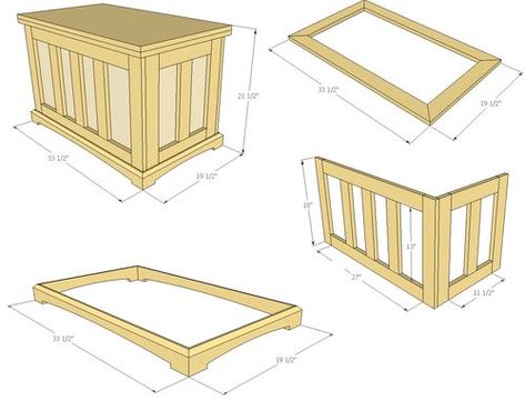 Halflap blanket chest. Panel ideas - by JSB @ LumberJocks.com ~ woodworking community Diy Wood Chest, Chests Diy, Chest Woodworking Plans, Halloween Crafts To Sell, Panel Ideas, Classy Halloween Decor, Wood Crafting Tools, Halloween Decorations Diy Outdoor, Woodworking Toys