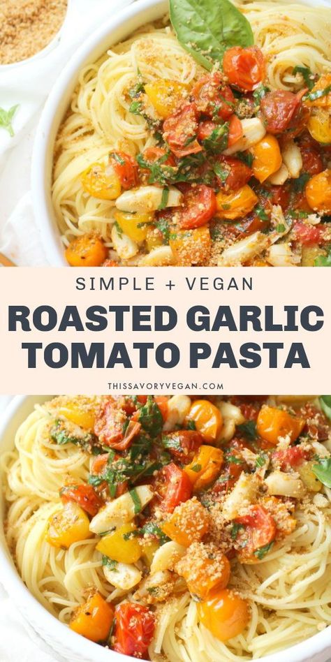 Garlic Parmesan Bread, Meatless Dinners, Black Color Hairstyles, Dinners Healthy, Dinner Simple, Parmesan Bread, Vegan Summer Recipes, Color Hairstyles, Vegan Pasta Recipes