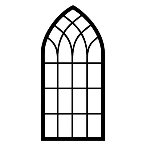 Window Frame Silhouette 2 | Free SVG Gothic Window Silhouette, Window Template, Window Clipart, Window Silhouette, Castle Window, Gothic Window, Frame Silhouette, Diy Stained Glass Window, Castle Doors