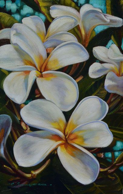 Hawaiian Art Painting, Hawaiian Flowers Wallpaper, Plumeria Painting, Plumeria Art, Samoan Art, Hawaiian Painting, Aspen Art, Polynesian Art, Tropical Painting