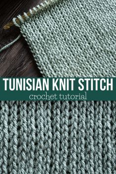 Tunisian Knit Stitch, Knit Stitches For Beginners, Tunisian Crochet Blanket, Tunisian Crochet Pattern, Tunisian Crochet Patterns, Tunisian Crochet Stitches, Crochet Knit Stitches, Crochet Stitches For Beginners, Learn How To Crochet