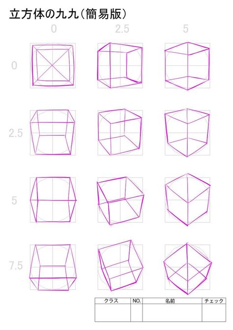 Practice Drawing Shapes, Geometric Shapes Drawing, Square Drawing, Form Drawing, Perspective Drawing Architecture, Perspective Drawing Lessons, Drawing Examples, Object Drawing, Geometric Drawing