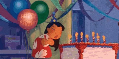 Hbd Happy Birthday GIF - Hbd HappyBirthday LiloAndStitch - Discover & Share GIFs Birth Ideas, Gif Pic, Blowing Candles, Happy Birthday Disney, Cake With Candles, Happy Birthday Gif, Birthday Cake Gif, Disney Princesses And Princes, Lilo Y Stitch