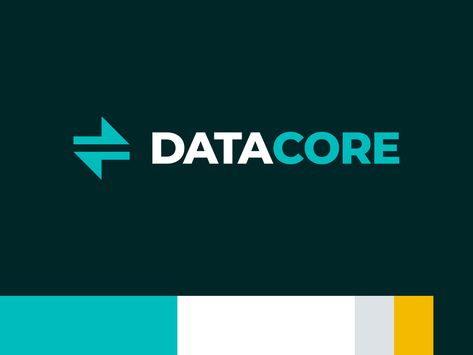 DataCore logo & color palette by HUSL Digital on Dribbble Logo Color Palette, Logo Design Color Palette, Food Logo Design Inspiration, Food Logo Design, Tech Branding, Colors Palette, App Interface, Color Palette Design, Logo Food