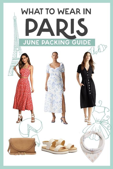 What To Wear and Pack for Paris in June - Montmartre, Louvre, Versailles Paris In Summer Outfits, What To Wear In Paris Summer, How To Dress In Paris, Paris Outfit Ideas Summer, Paris Street Style Summer, Roadtrip Outfits, Outfit For Paris, Paris In June, Paris Fashion Summer