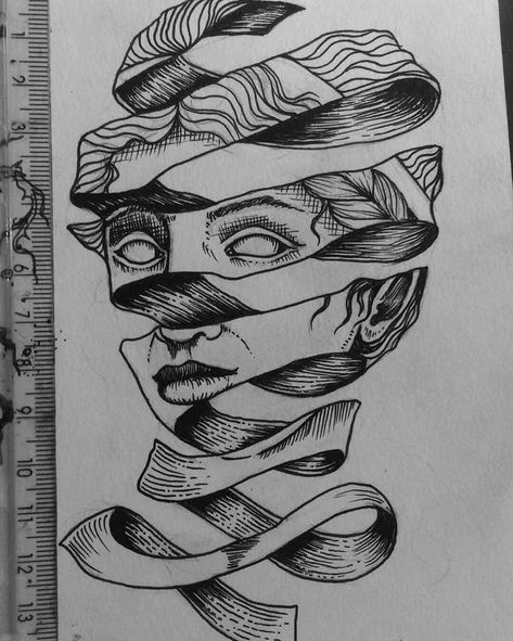 Distorsi Art, Blasphemy Art, Gotik Tattoo, Abstract Pencil Drawings, Pen Art Drawings, Meaningful Drawings, Art Diary, Doodle Art Designs, Art Drawings Sketches Creative