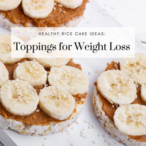 Healthy Rice Cake Ideas: Toppings for Weight Loss Rice Cake Toast, Rice Cake Breakfast, Rice Cake Ideas, Rice Cakes Toppings, Rice Cakes Healthy, Rice Cake Snacks, Ground Beef And Noodles, Healthy Lunches For Work, Cake Breakfast