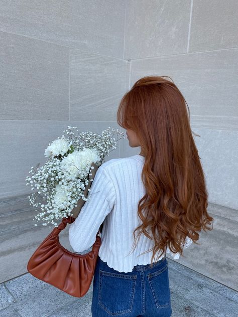 Cowgirl Hair, Waterfall Braid Hairstyle, Korean Hairstyles, Amber Hair, Faux Hawk Hairstyles, Waterfall Braids, Red Hair Inspo, Ginger Hair Color, Strawberry Blonde Hair