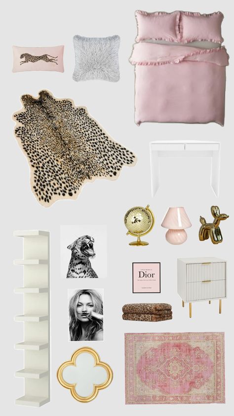 #bedroom #trending #leopardprint #pink Cheetah Bedroom, Leopard Bedroom, Glamourous Bedroom, Pink Bedroom Decor, Bedroom Decor Cozy, Room Update, Room Makeover Bedroom, Pink Bedroom, Pink Room