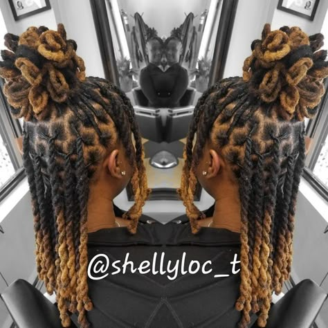 Loc Styles With Hair Jewelry, Big Locs Styles, Dreads Styles For Women 2023, Locs Styles For Prom, Hairstyles With Dreads For Women, Two Strand Loc Styles For Women, Dreadlock Styles For Women Black Locs, Styles Faux Locs, Dreadlocks Hairstyles For Ladies