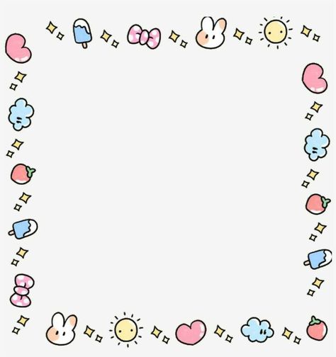 Kawaii Frame, Kotak Bento, Memo Pad Design, Cute Slides, Note Pad Design, Note Writing Paper, Memo Notepad, Memo Paper, Iphone Wallpaper Kawaii