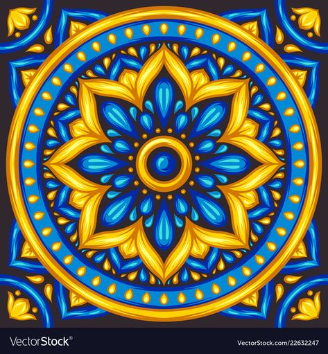 Talavera Pattern, Drawing Body Proportions, Patterns Painting, Mandala Wallpaper, Soyut Sanat Tabloları, Talavera Tiles, Mexican Talavera, Quilling Patterns, Hand Drawn Pattern