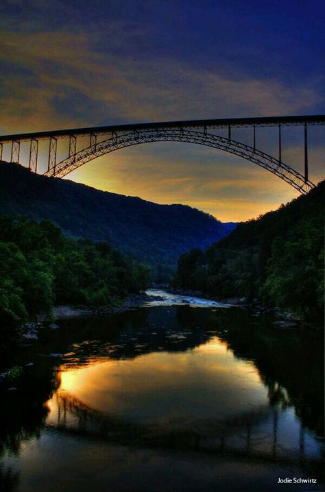 New River Gorge Bridge in Fayetteville, WV New River Gorge Bridge, West Va, New River Gorge, Country Roads Take Me Home, New River, Ulsan, White Water Rafting, To Infinity And Beyond, A Bridge