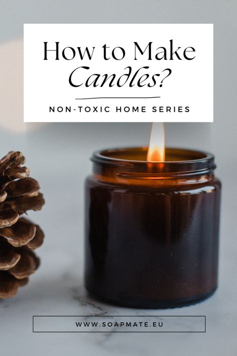 Making Citronella Candles, Non Toxic Candles, All Natural Candles, Candles With Essential Oils, Candle Making For Beginners, Candles At Home, Diy Candle Making, Make Candles, Long Lasting Candles