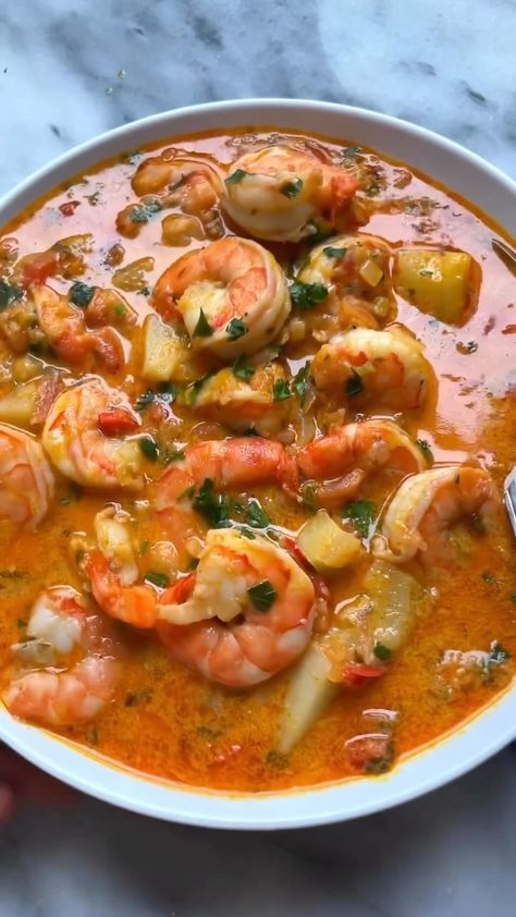 Season Shrimp, Seafood Dish Recipes, Delicious Seafood Recipes, Seafood Stew, Shrimp Recipes For Dinner, Easy Dinner Recipe, Seafood Soup, Shrimp Recipes Easy, Seafood Dinner