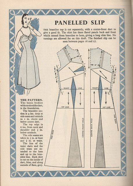 Pola Blus, Lingerie Patterns, Patron Vintage, Sewing Lingerie, Vintage Slips, Sewing Design, Diy Sewing Clothes, Vestidos Vintage, Pattern Drafting