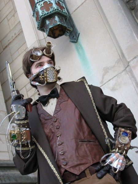 Steampunk Photography, Steampunk Gloves, Halloween 2009, Steampunk Shop, Moda Steampunk, Steampunk Man, Steampunk Men, Mode Steampunk, Steampunk Mask