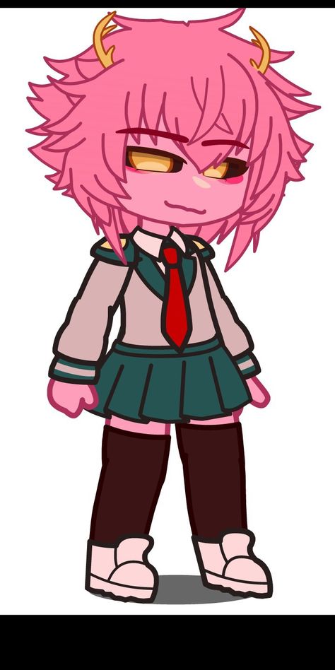 Mina Gacha Club, Mha Gacha Club Outfit, My Hero Academia Gacha Club, Mha Gacha Club, Mha Gacha, Gacha Outfit, Clothing Sketches, Cat Doodle, Club Fits