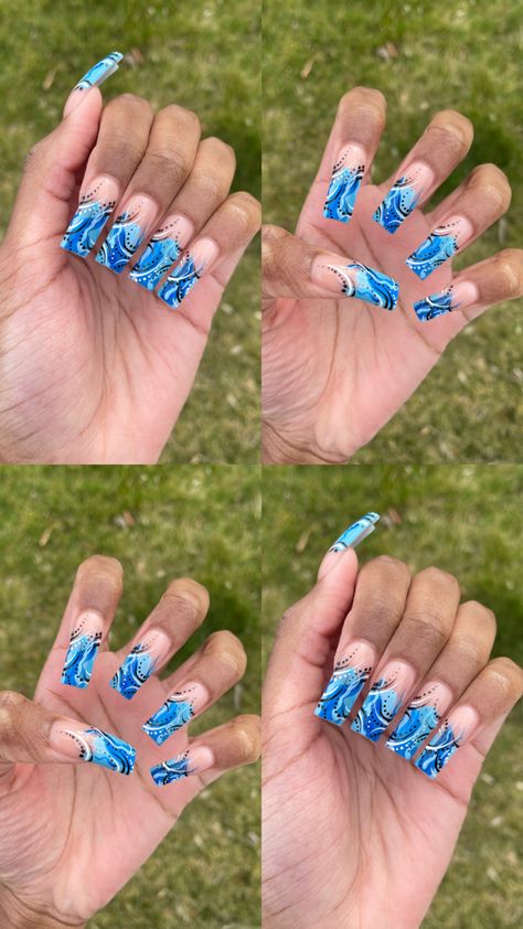 90s Nail Aesthetic, Old School Design Nails, 2000s Nail Art Board, 2000s Acrylic Nails Designs, 90s Nail Designs Acrylic, 90s Abstract Nails, 90s Nostalgia Nails, 90’s Acrylic Nails, 2000 Nails Acrylic