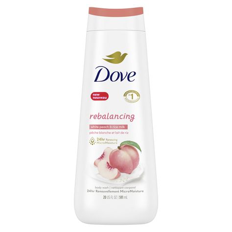 Peach Body Wash, Peach Rice, Green Tea Body Wash, Dry Skin Body Wash, Antibacterial Body Wash, Dove Beauty, Dove Body Wash, Exfoliating Body Wash, Gentle Skin Cleanser